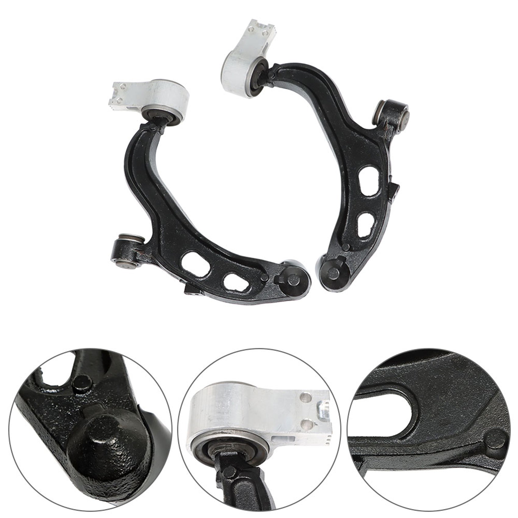 TOPPARTZ 4Pcs Front Lower Control Arm Replacement for 2013-2018 Ford Taurus Flex 2013-2016 Lincoln MKS MKT