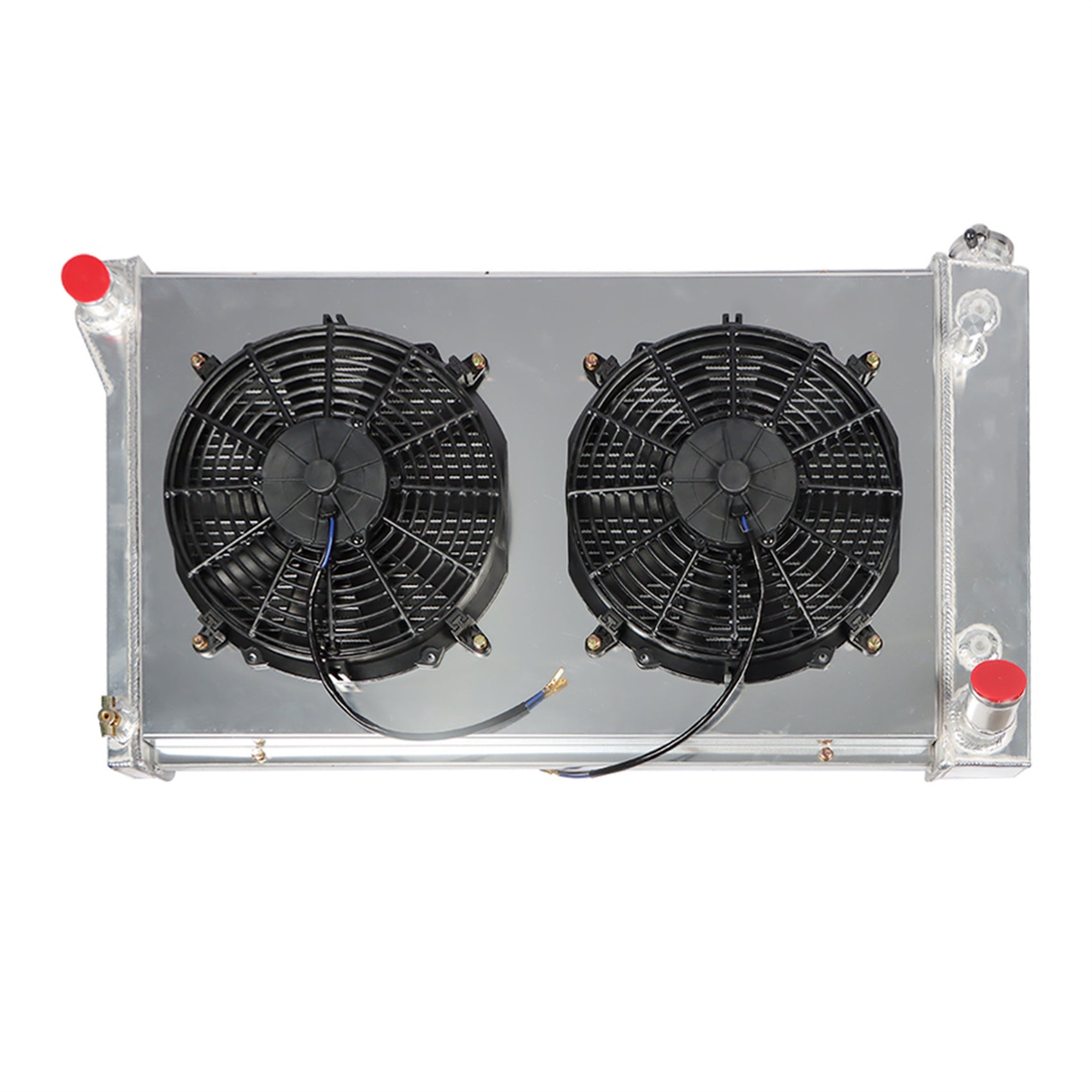 TOPPARTZ 3 Row Radiator with Shroud Fan Replacement for 1967-1972 Chevy GMC C/K 10 20 30 Series Pickup Truck