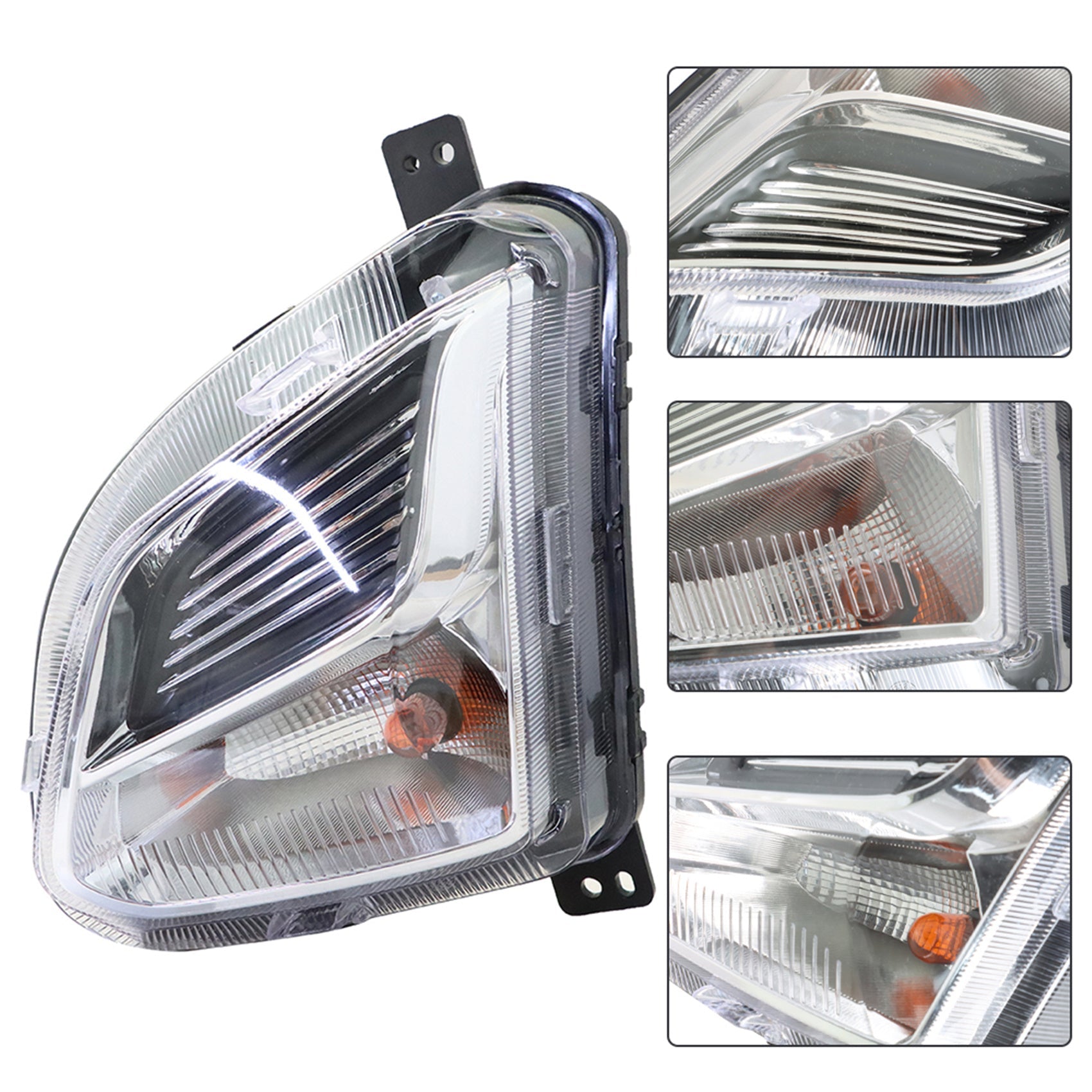 TOPPARTZ Bumper Fog Light Assembly w/ Bulbs Replacement for 2018 2019 2020 Chevrolet Equinox Left Driver Side