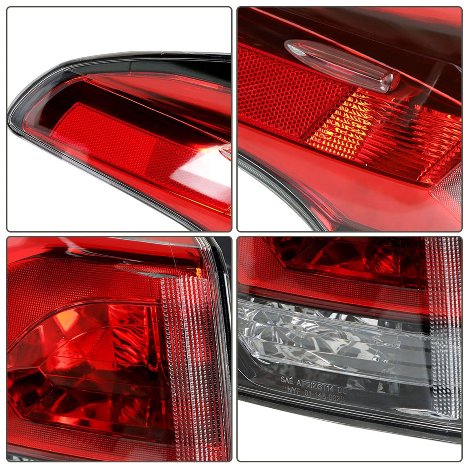 TOPPARTZ Driver Side Tail Light Replacement for 2016-2018 Toyota RAV4 Rear Tail Light Brake Lamp Assembly LH Left Side 8156142211 TO2804133