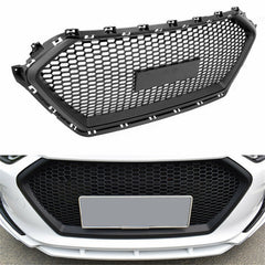 TOPPARTZ Front Plastic Grille Bumper For Hyundai Elantra 2017 2018 Black Honeycomb