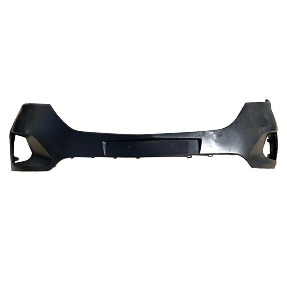 TOPPARTZ Front Bumper Cover Upper Fit for Chevy Chevrolet Equinox 2018 2019 Black