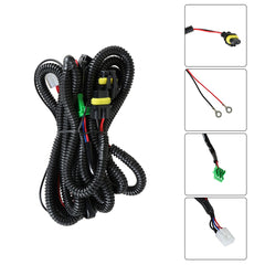 TOPPARTZ Fog Lights Assembly Replacement for 2019 2020 2021 Toyota Rav4 with Bulbs Switch Wiring Kit