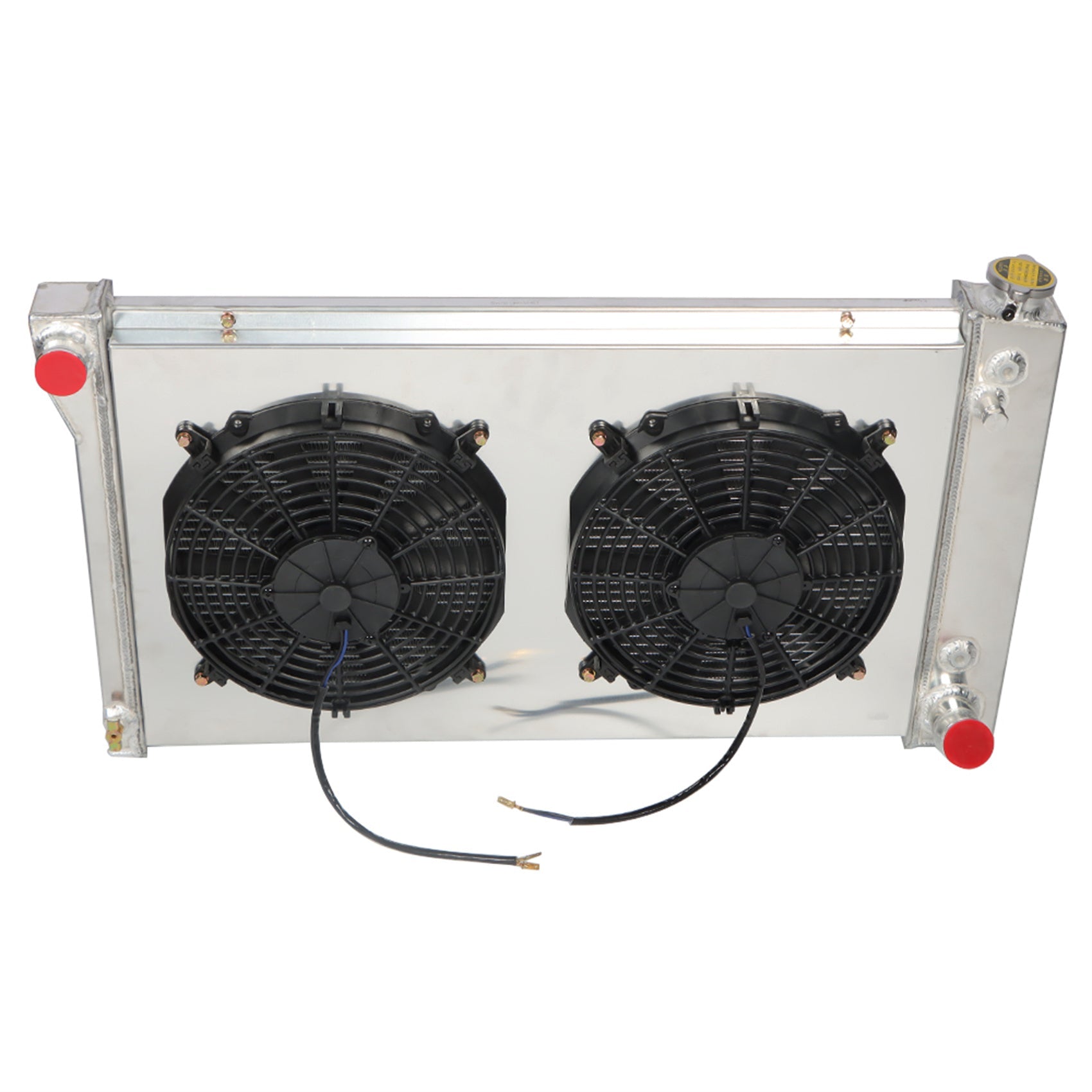 TOPPARTZ 3 Row Radiator with Shroud Fan Replacement for 1967-1972 Chevy GMC C/K 10 20 30 Series Pickup Truck