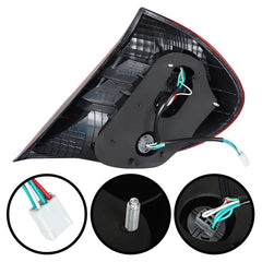 TOPPARTZ Driver Side Tail Light Replacement for 2002-2004 Toyota Camry Rear Tail Light Brake Lamp Assembly LH Left Side TO2800143 81560AA050