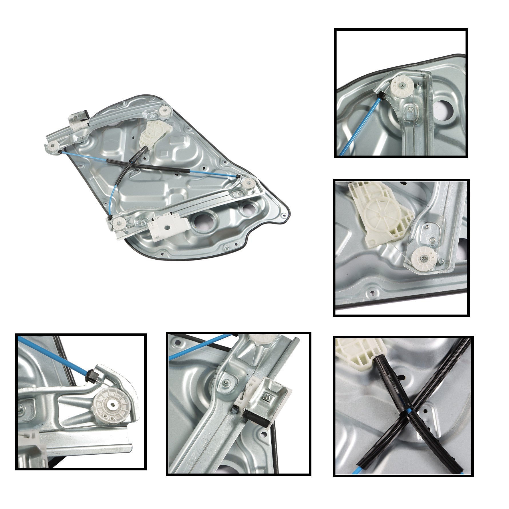 TOPPARTZ Power Window Regulator Front Power Window Regulator Left Door Replacement for 2010-2016 Hyundai Genesis Coupe 2.0L 3.8L 82471-2M000 824712M000