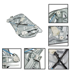 TOPPARTZ Power Window Regulator Front Power Window Regulator Left Door Replacement for 2010-2016 Hyundai Genesis Coupe 2.0L 3.8L 82471-2M000 824712M000