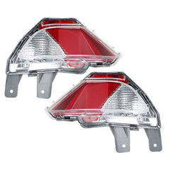 TOPPARTZ 2Pcs Rear Bumper Reflector Stop Tail Light Brake Lamp Replacement for 2016-2019 Toyota RAV4 Rear Left+Right Side