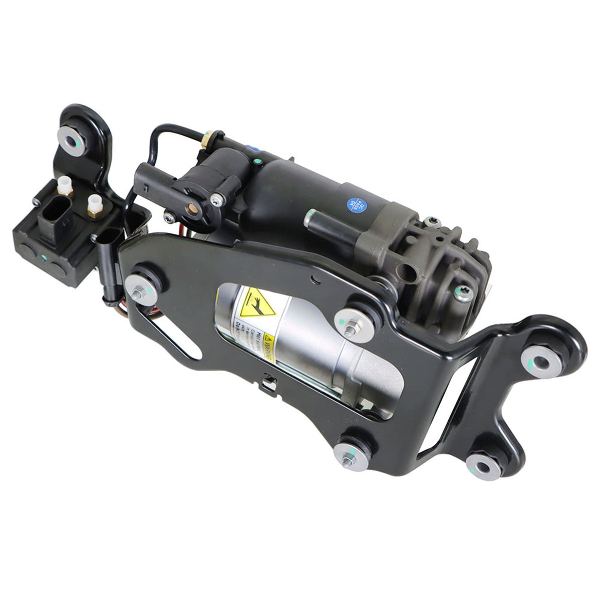 TOPPARTZ Air Suspension Compressor Pump w/Solenoid Valve Block Replacement for 2014-2018 BMW F15 X5 2015-2019 BMW F16 X6