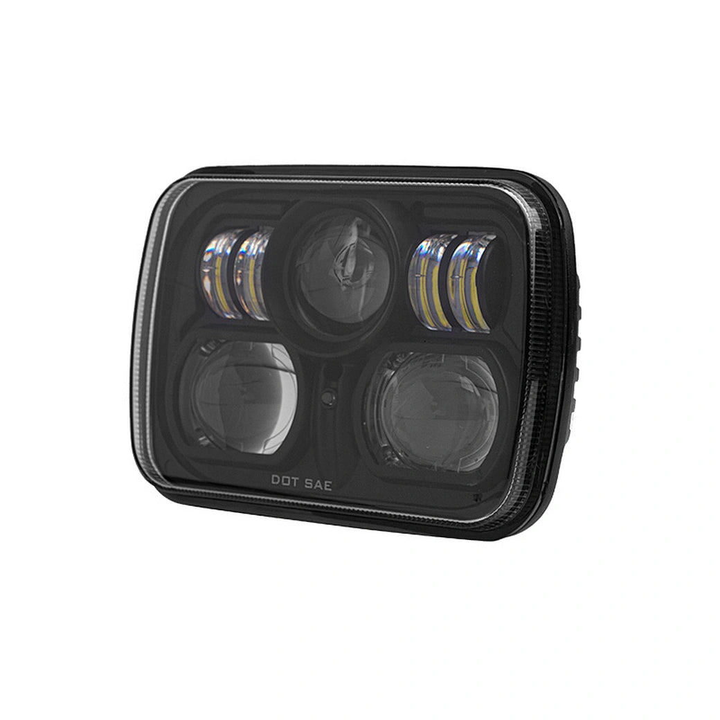 5x7 88W Flush Mount High Low Beam LED Head Light