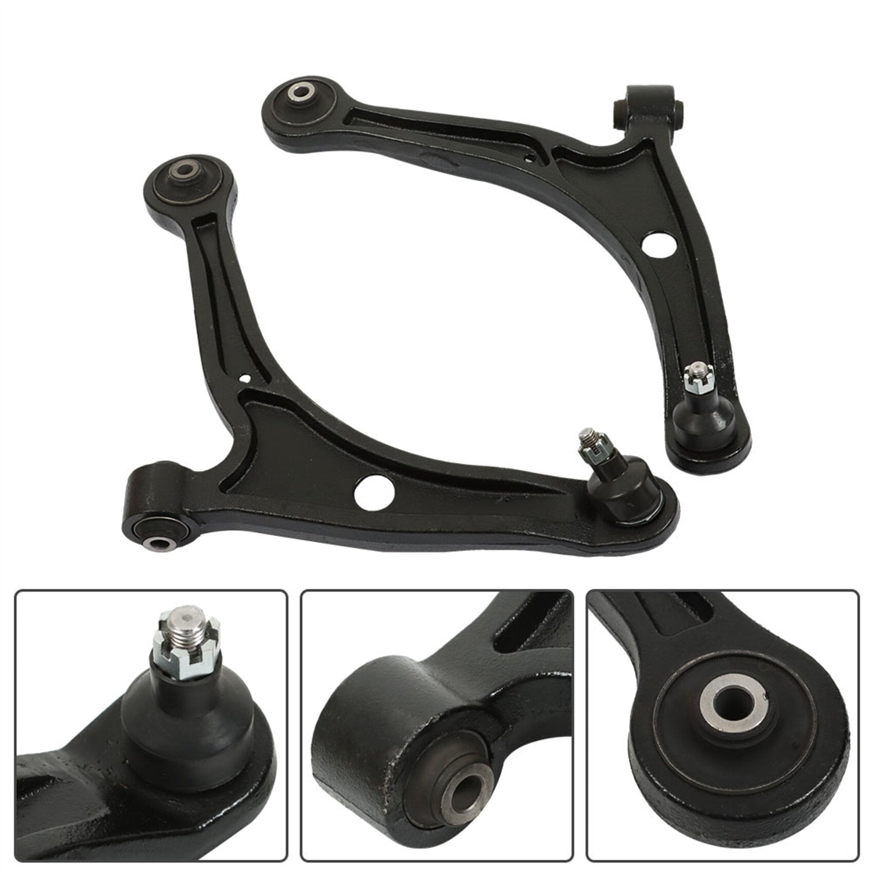 TOPPARTZ 8Pc Front Lower Control Arm Ball Joints with Tie Rods K621349 Replacement for Honda Pilot Acura MDX 2001-2008