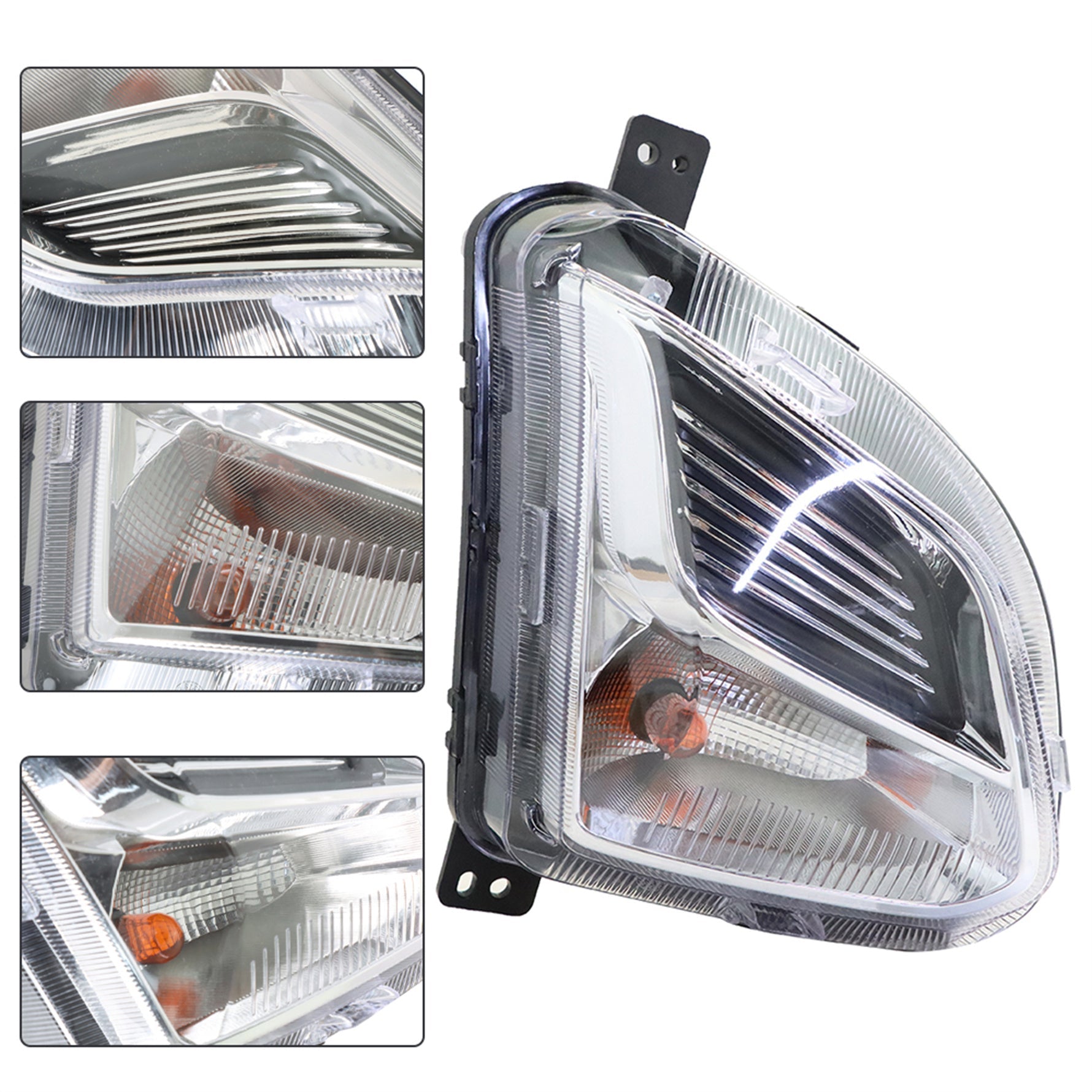 TOPPARTZ Bumper Fog Light Assembly w/ Bulbs Replacement for 2018 2019 2020 Chevrolet Equinox Lights Left Driver & Right Passenger Side