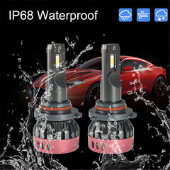 TOPPARTZ 2Pcs 9005/HB3 LED Headlight Bulbs,56W 9600LM 6500K Cool White Super Bright Auto High Beam/Low Beam LED Headlight Conversion Kit