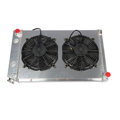 TOPPARTZ 3 Row Aluminum Radiator & Shroud Fan Replacement for 1978-1987 Monte Carlo