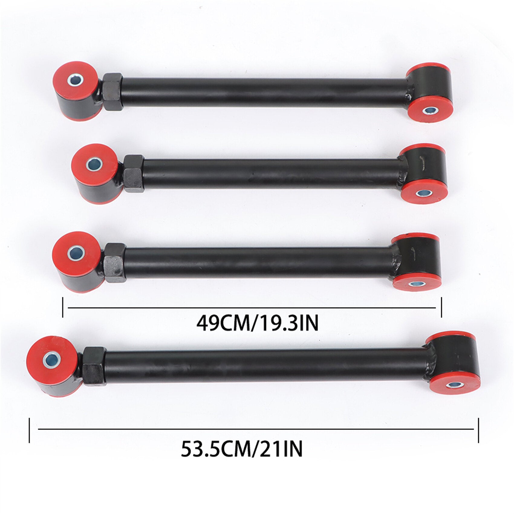 TOPPARTZ 0-6 Adjustable Front Upper Lower Control Arms Replacement for 1994-2009 1500 2500 3500 4X4