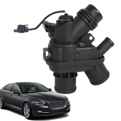 TOPPARTZ Thermostat Housing Assembly with Sensor LR117568 AJ814048 LR107288 AJ813986 Replacement for F-Type XF XE XJ 2013-2019 3.0L V6 - Gas