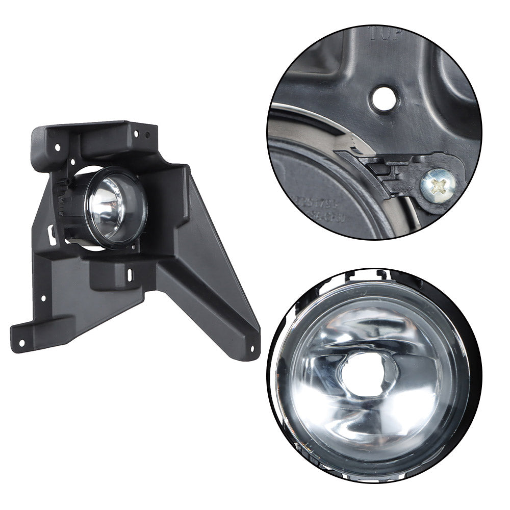 TOPPARTZ Bumper Fog Lights w/Switch Lamps for 2013-2016 Ford Fusion Left+Right (Passenger & Driver Side)
