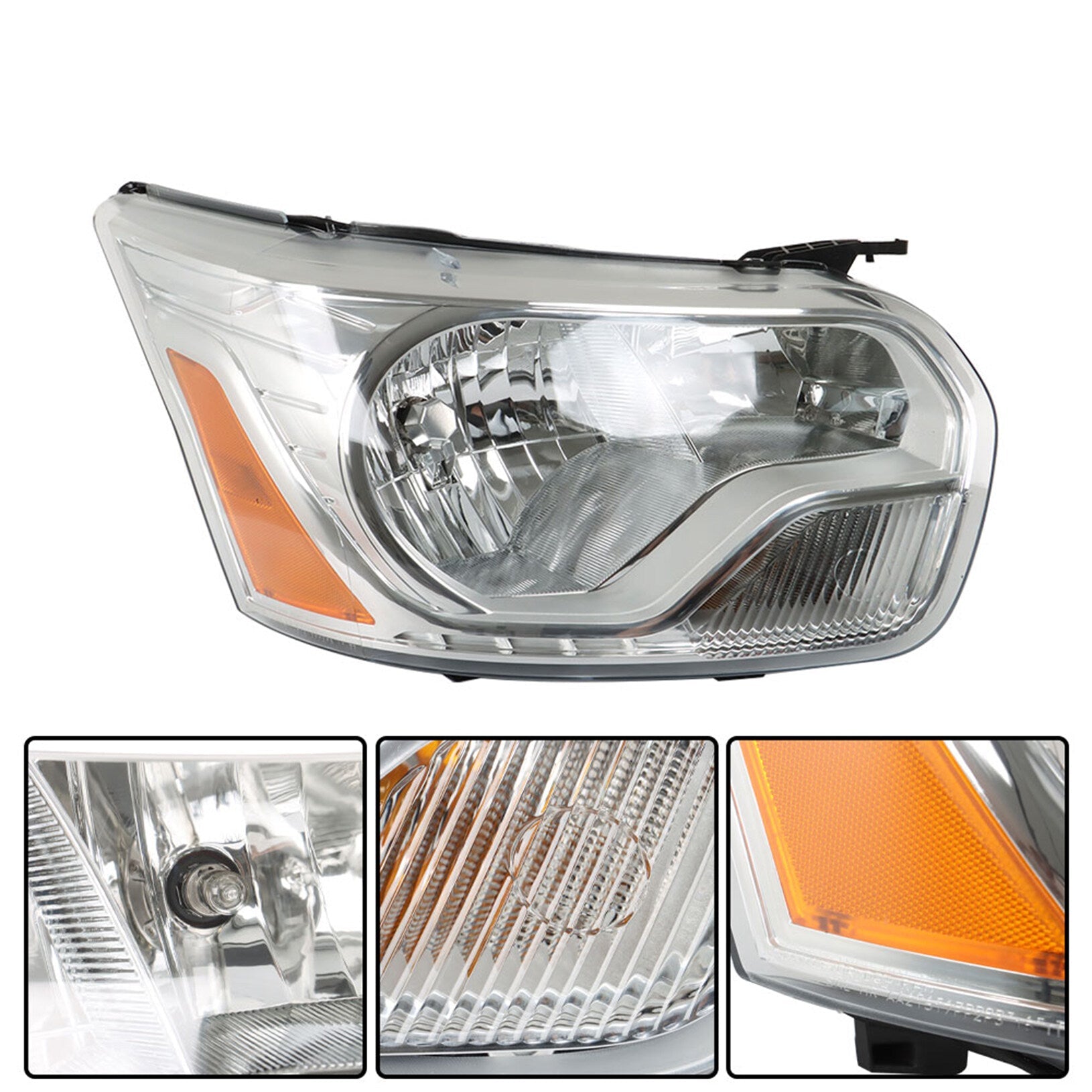 TOPPARTZ Headlight Assembly Replacement for Ford Transit 150 250 350 2014-2022 Headlights RH Set Passenger Side