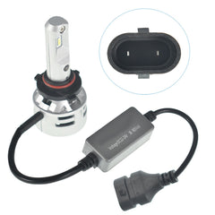 TOPPARTZ 2Pcs 9005/HB3 LED Headlight Bulbs,60W 10000LM 6500K Cool White Super Bright Auto High Beam/Low Beam LED Headlight Conversion Kit