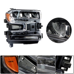 TOPPARTZ LED Headlights Assembly Replacement for 2019 2020 Chevrolet Silverado 1500 Projector Headlamp Passenger Side GM2503497 84621851