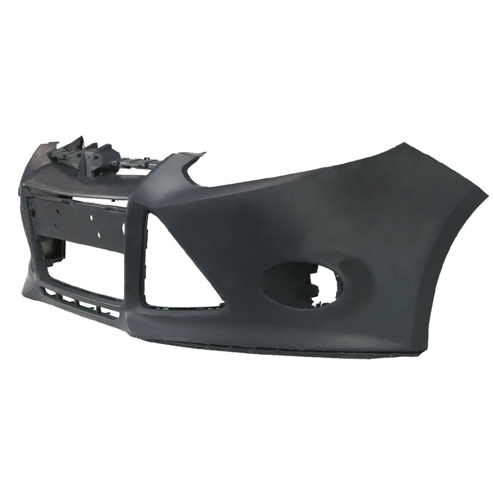 TOPPARTZ Front Bumper Cover for 2012 13 14 Ford Focus Sedan w/ Tow Hole Primered