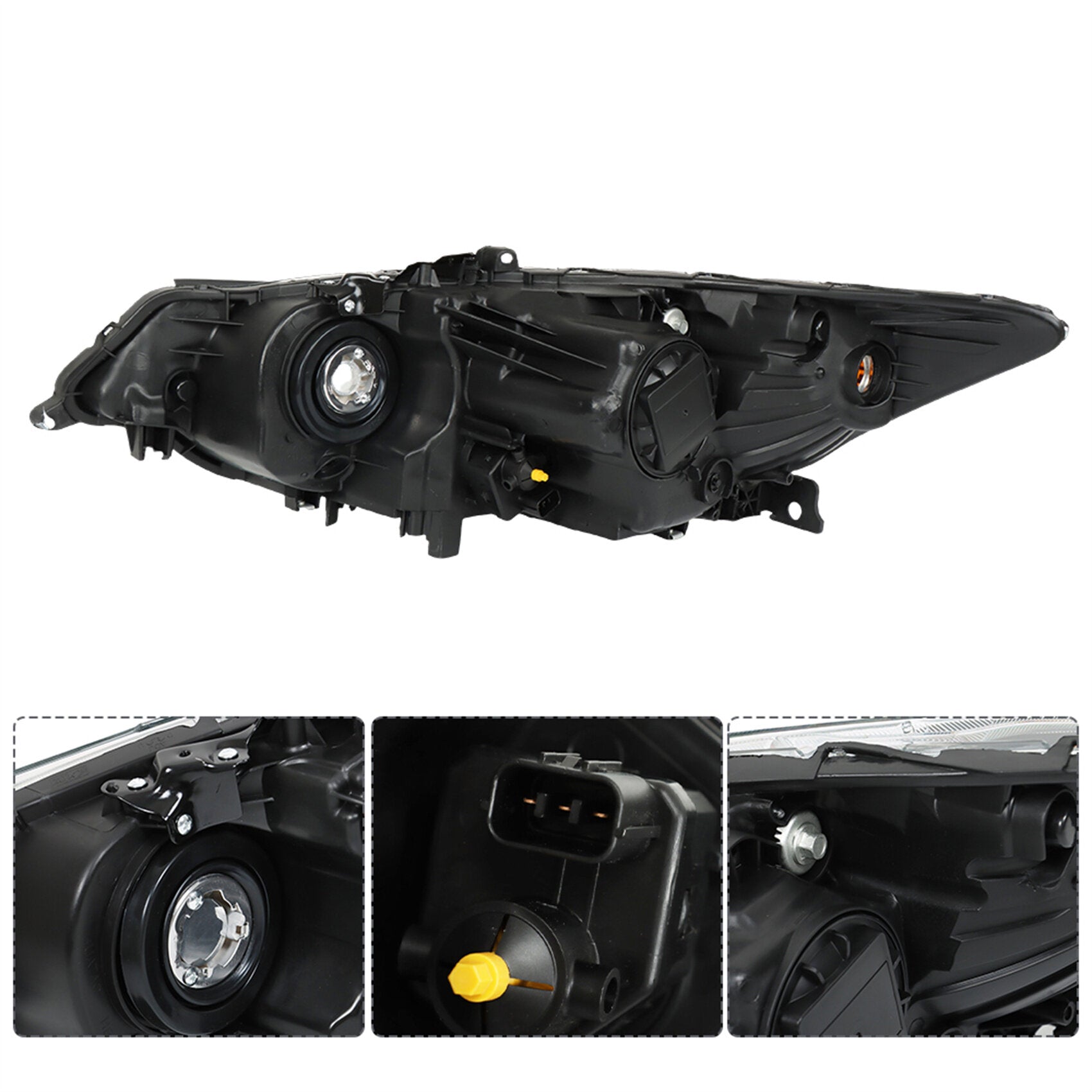 TOPPARTZ Headlight Assembly Replacement for Acura TSX 2009-2014 Headlight with DRL Set Passenger Side