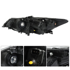 TOPPARTZ Headlight Assembly Replacement for Acura TSX 2009-2014 Headlight with DRL Set Passenger Side
