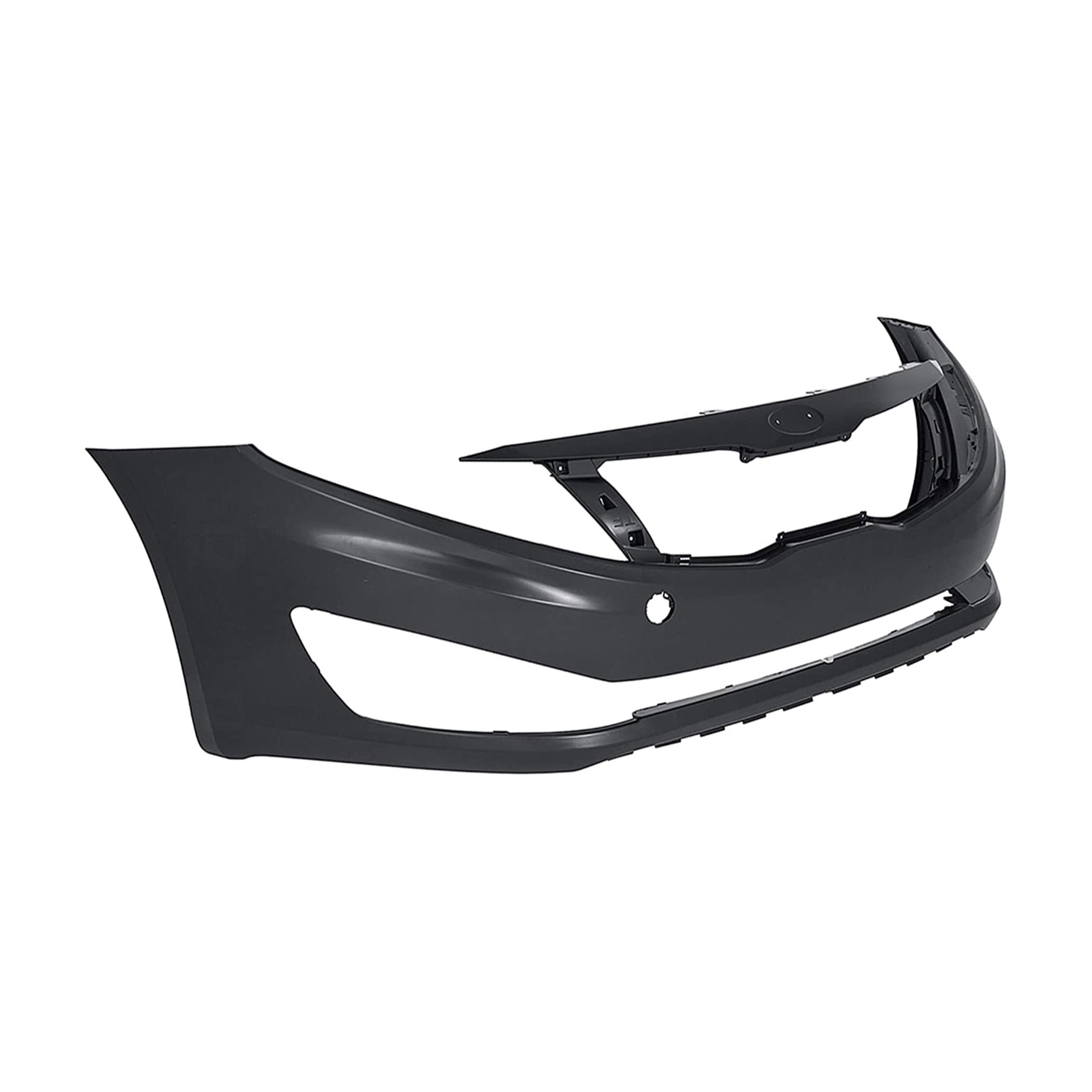 TOPPARTZ Replacement Front Bumper Cover Replacement for Kia Optima EX LX with Tow Hook Hole 2012 2013 KI1000161 865114C000
