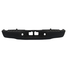 TOPPARTZ Black Rear Step Bumper Replacement for 2007-2013 Toyota Tundra with Rock Warrior Pkg without Parking Aid Sensor Holes