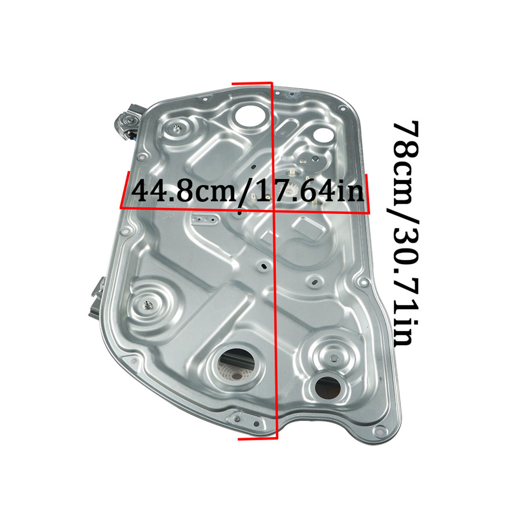 TOPPARTZ Power Window Regulator Front Right Door Replacement for Hyundai Genesis Coupe 824812M00 82481-2M000