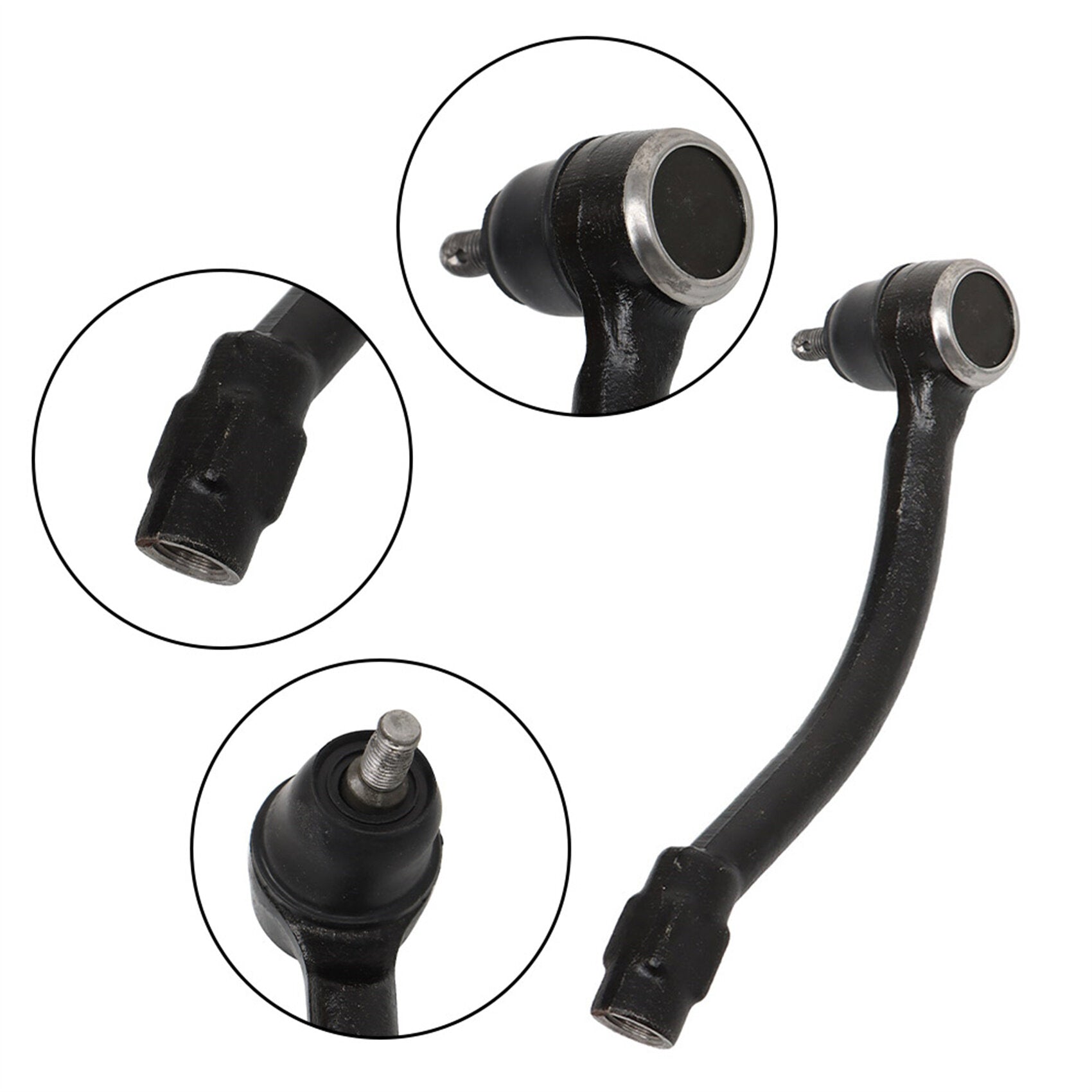 TOPPARTZ 10Pcs Front Steering Suspension Control Arm with Ball Joint Tie Rod Sway Link Replacement for Hyundai Elantra 2011-2016