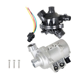 TOPPARTZ Electric Water Pump 11517586925 and Thermostat with Bolt Replacement for 128i 325i 328i 528i 530i X3