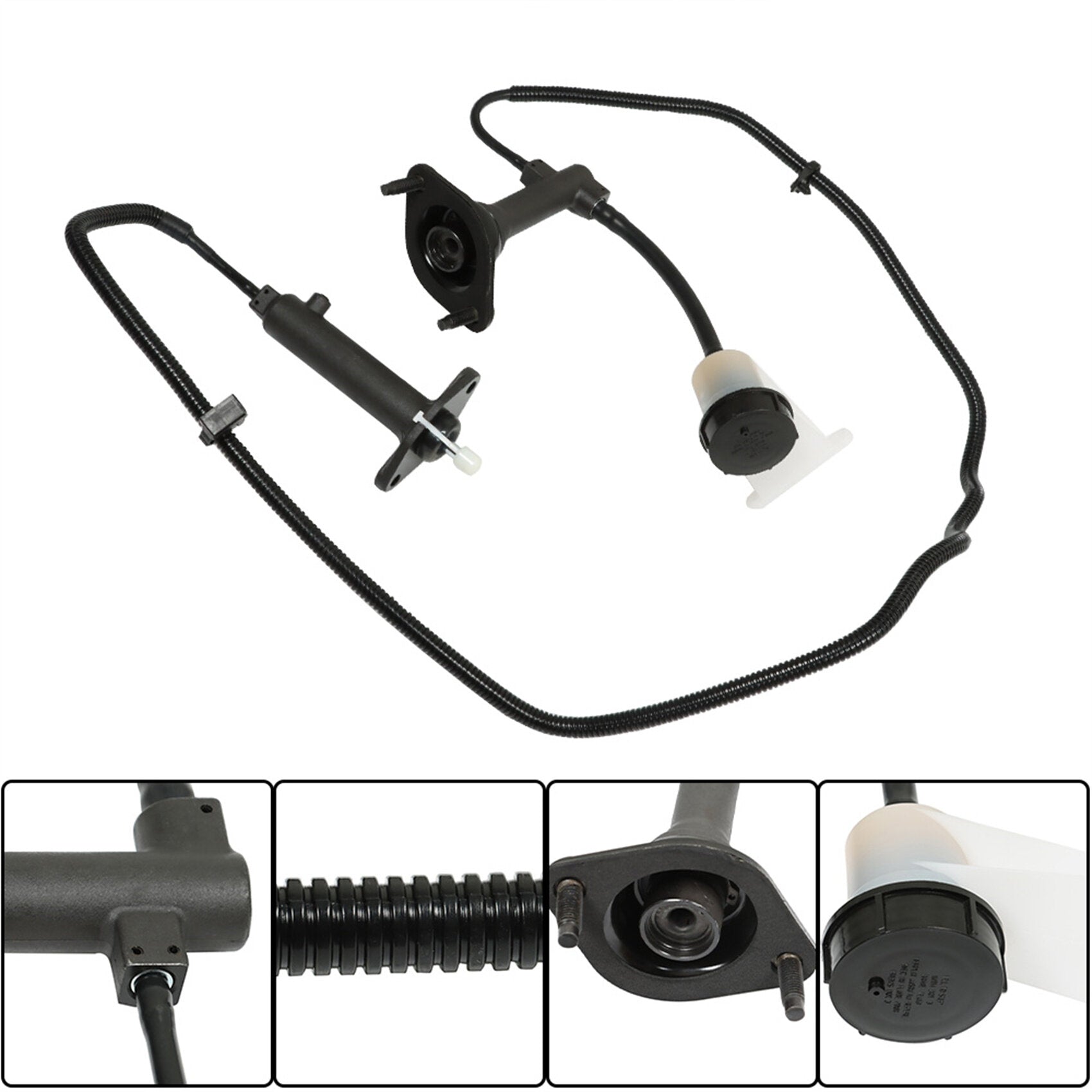TOPPARTZ Clutch Master and Slave Cylinder Assembly 52107791AA Replacement for Dodge Ram 1500 2500 3500 5.2L 5.9L