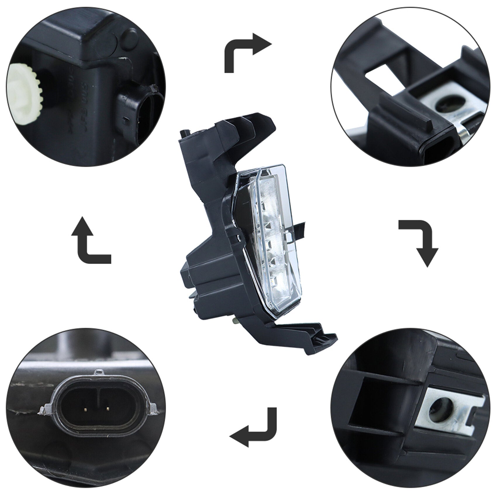 TOPPARTZ LED Fog Light Bumper Driving Lamp Replacement for 2020 2021 2022 Subaru Outback Right Side (Passenger Side)