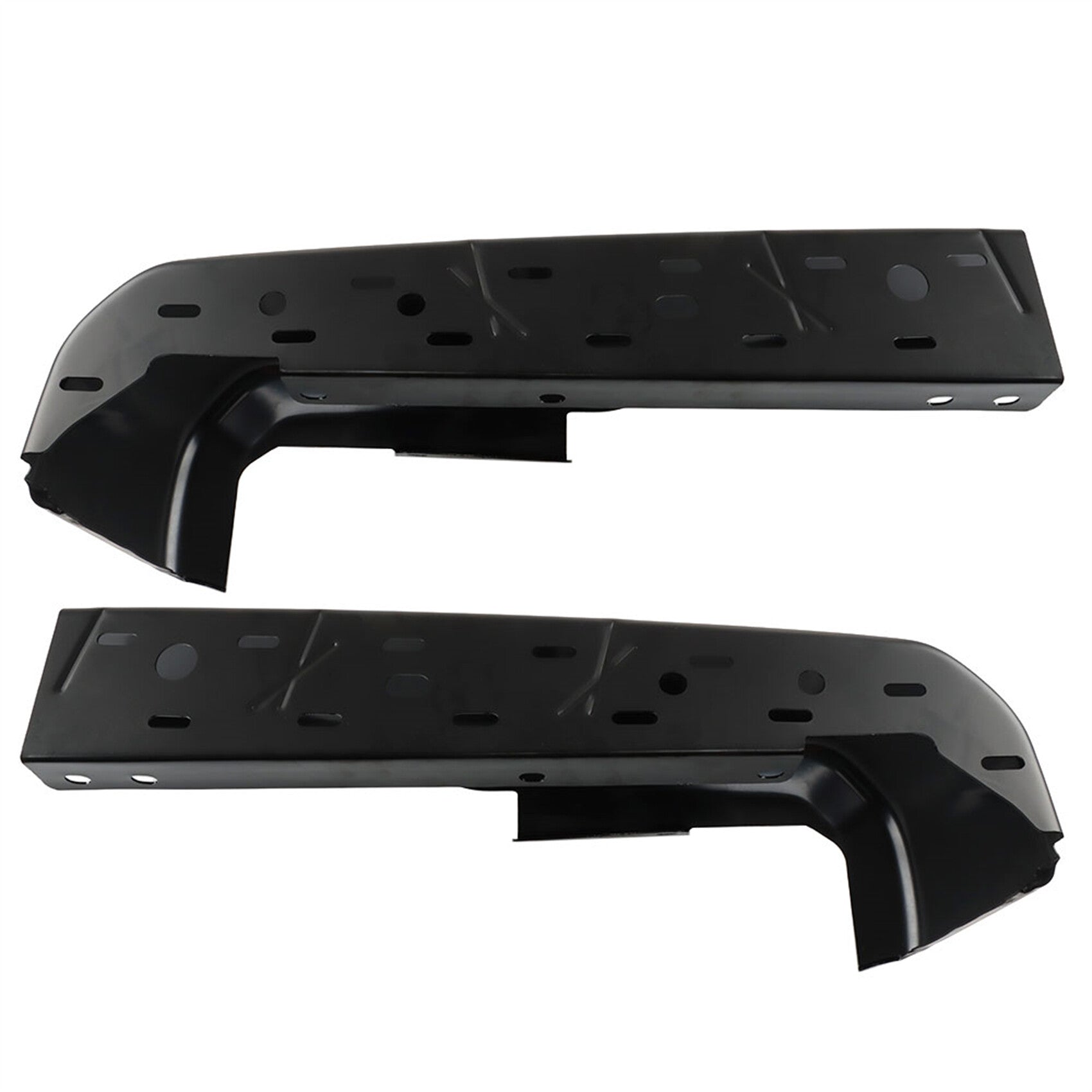 TOPPARTZ Set of 2 Rear Step Bumper Face Bars with Parking Aid Sensor Holes Replacement for 2015-2020 F150 FO1102383