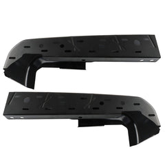 TOPPARTZ Set of 2 Rear Step Bumper Face Bars with Parking Aid Sensor Holes Replacement for 2015-2020 F150 FO1102383