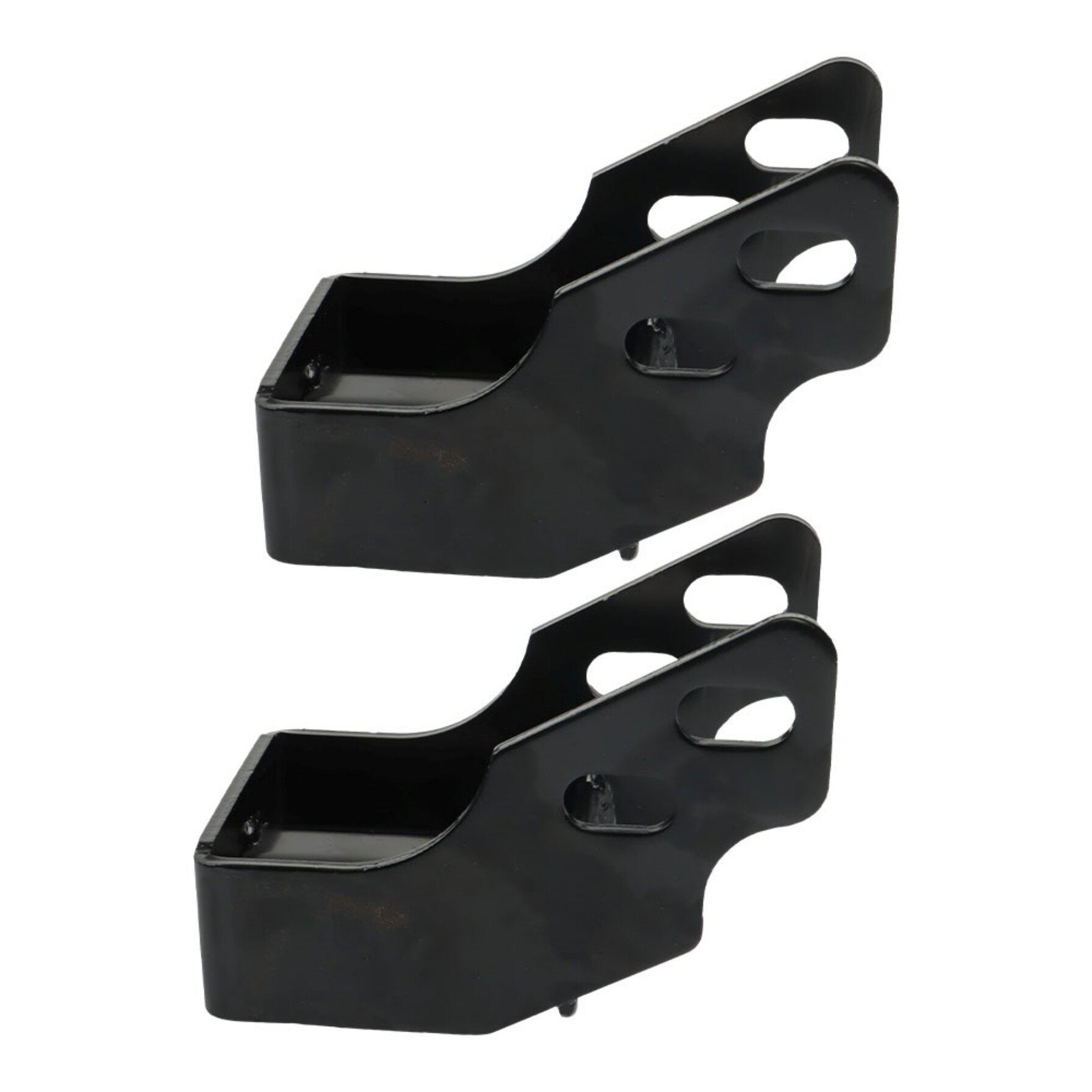 TOPPARTZ Front Bumper Bracket 2 Pieces Black Replacement for 2011 2012 2013 2014 Silverado Sierra 2500HD 3500HD 20966182 GM1066195