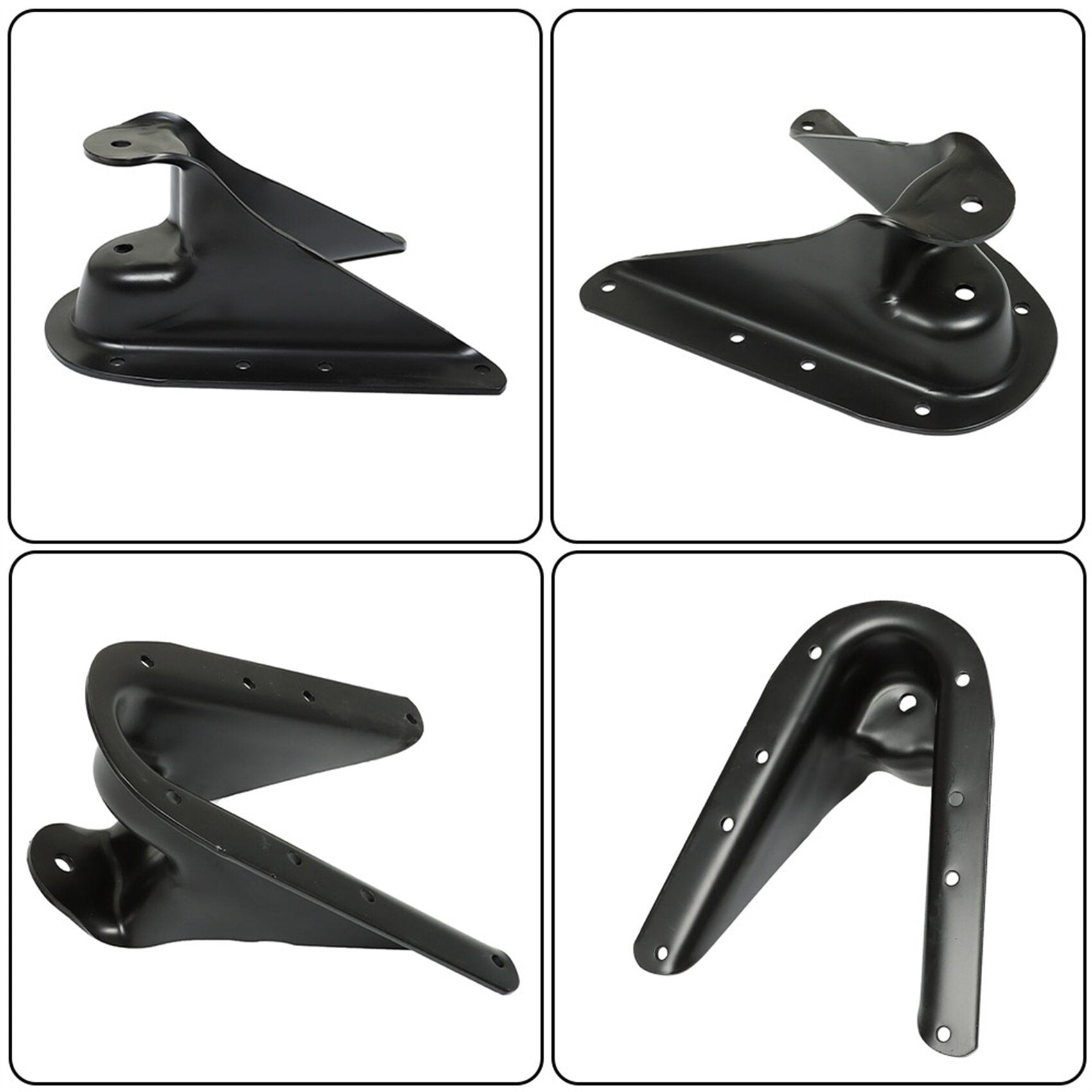 TOPPARTZ Front Rear Leaf Spring Shackle Hanger Standard Cab Replacement for 1973-1987 Chevrolet K10 K20