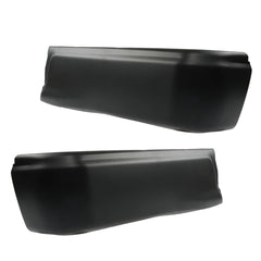 TOPPARTZ Set of 2 Rear Step Bumper Face Bars without Parking Aid Sensor Holes Replacement for 2015-2020 F150 FO1102382