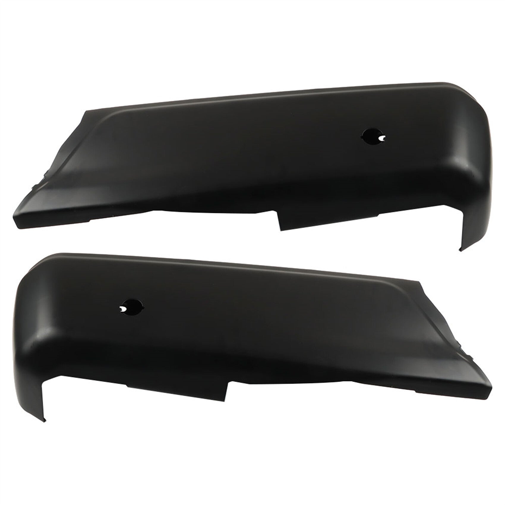 TOPPARTZ Set of 2 Rear Step Bumper Face Bars with Parking Aid Sensor Holes Replacement for 2015-2020 F150 FO1102383