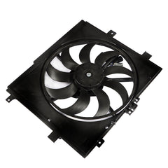 TOPPARTZ Radiator Cooling Fan Replacement for 2012-2016 Nissan Versa AT CVT Models Black