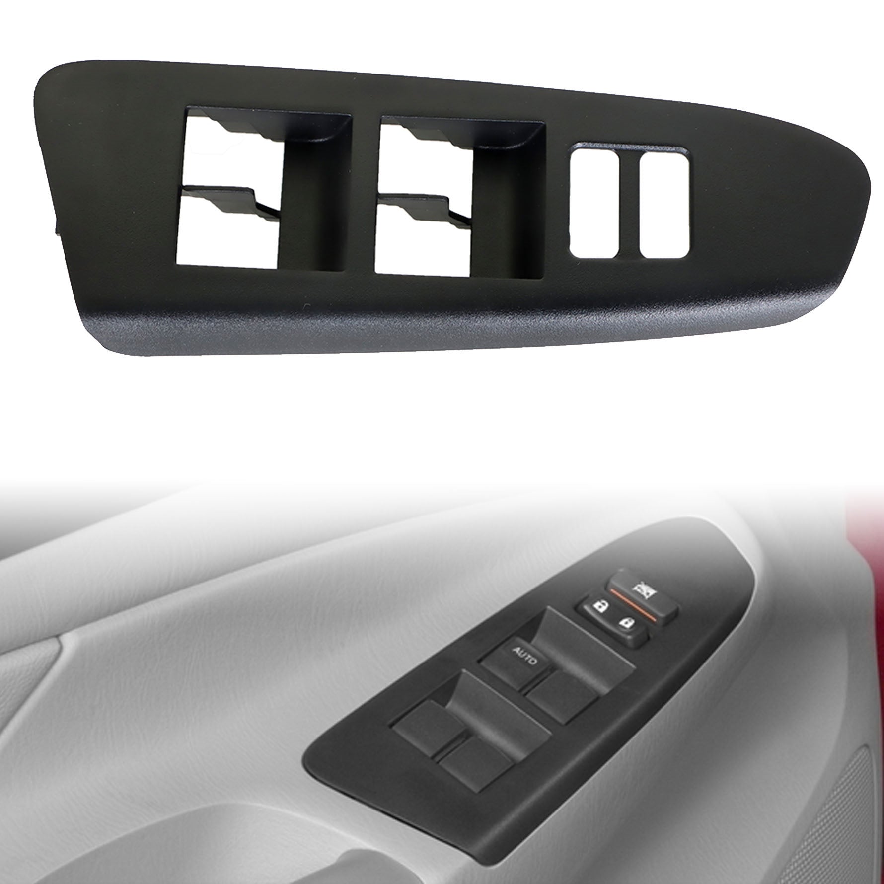 TOPPARTZ 4D Cab Front Left Master Power Window Switch Bezel Replacement for 2012-2015 Toyota Tacoma