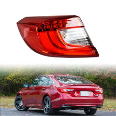 TOPPARTZ Driver Side Outer Tail Light Replacement for 2018-2021 Honda Accord Sedan Rear Brake Tail Lamp Assembly LH Left Side 33550TVAA01 HO2804118