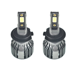 TOPPARTZ 2Pcs H7 LED Headlight Bulbs,72W 10000LM 6000K Cool White Super Bright Auto High Beam/Low Beam LED Headlight Conversion Kit