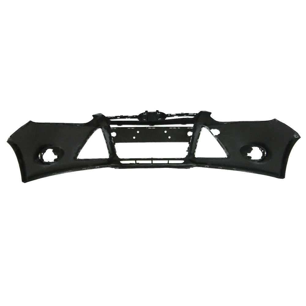 TOPPARTZ Front Bumper Cover for 2012 13 14 Ford Focus Sedan w/ Tow Hole Primered