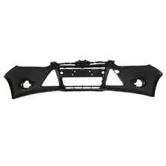 TOPPARTZ Front Bumper Cover for 2012 13 14 Ford Focus Sedan w/ Tow Hole Primered