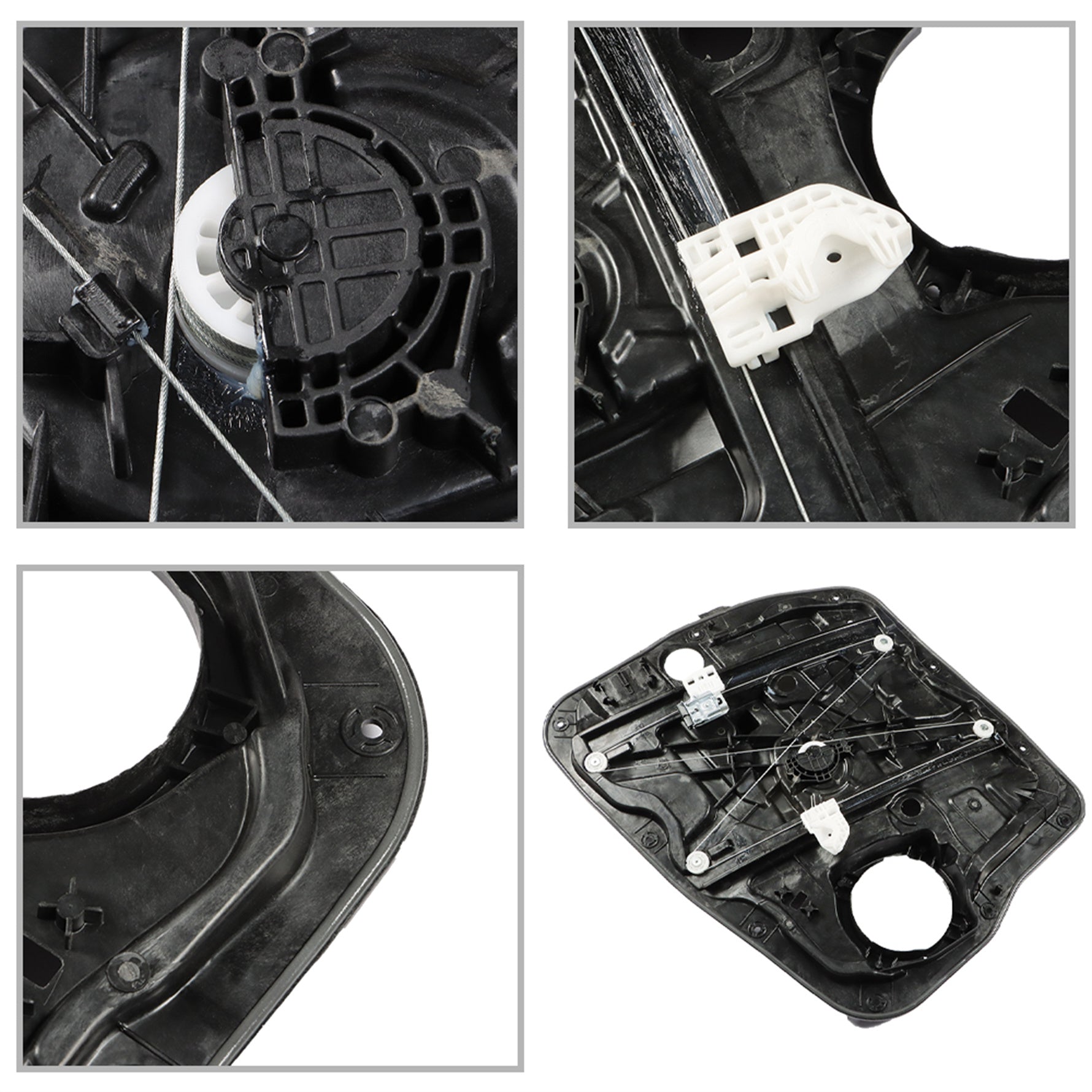 TOPPARTZ Front Left Driver Door Power Window Regulator 82471-2W010 824712W010 Replacement for 2013-2019 Hyundai Santa Fe XL Fe Sport