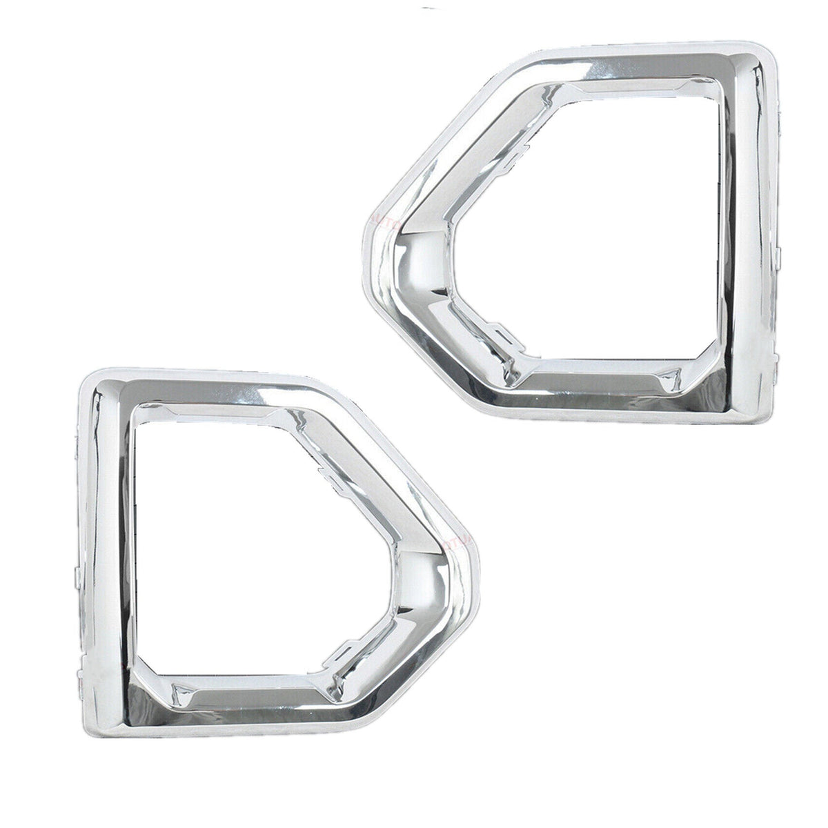 TOPPARTZ Front Bumper Fog Light Outer Bezel Cover Chrome Replacement for 2019-2021 GMC Denali SLT AT4 Left+Right Side(Driver & Passenger Side)