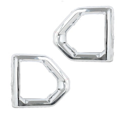 TOPPARTZ Front Bumper Fog Light Outer Bezel Cover Chrome Replacement for 2019-2021 GMC Denali SLT AT4 Left+Right Side(Driver & Passenger Side)