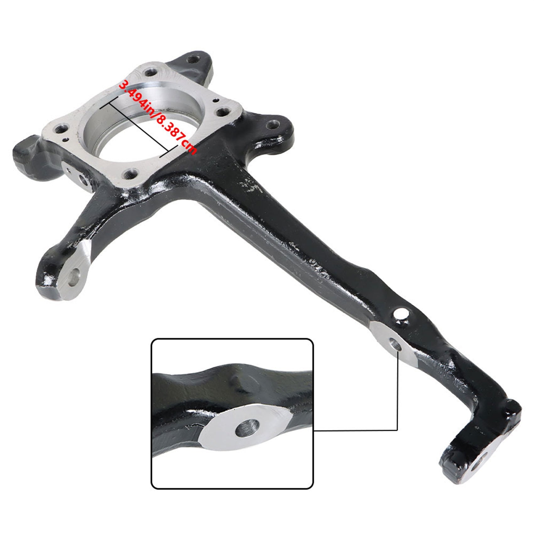 TOPPARTZ Front Right Steering Knuckle Replacement for 2005-2019 Toyota Tacoma 4.0L 2.7L